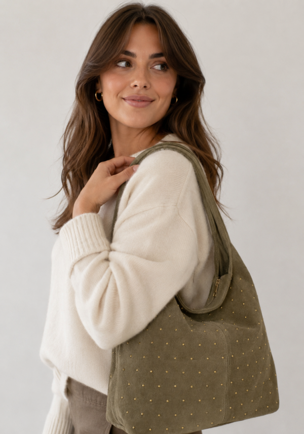 BOLSO HOMBRO SERRAJE TAUPE